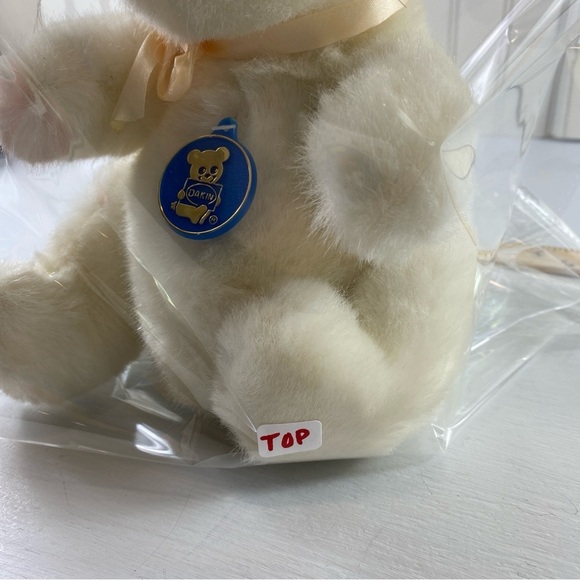 Vintage 1983 Dakine White and Pink Plush Bunny Easter Bunny Toy Stuffed Animal - Picture 14 of 14